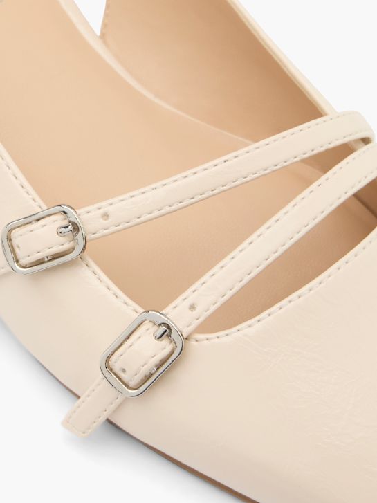 graceland slingback ballet plana beige deichmann