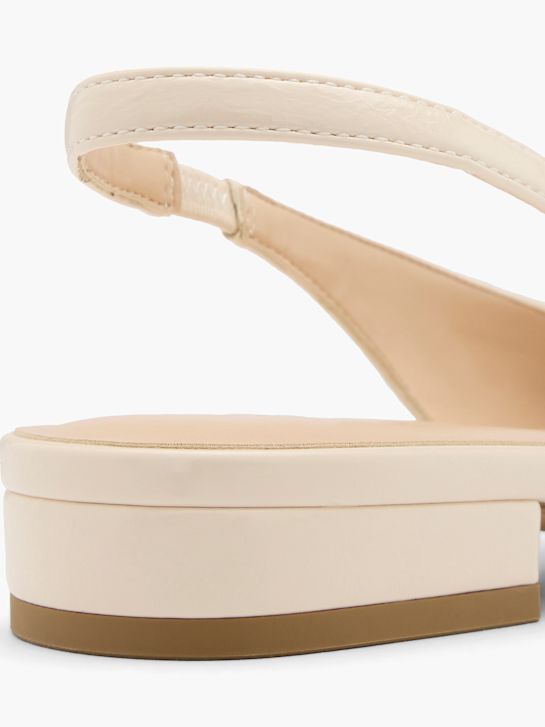 graceland slingback ballet plana beige deichmann