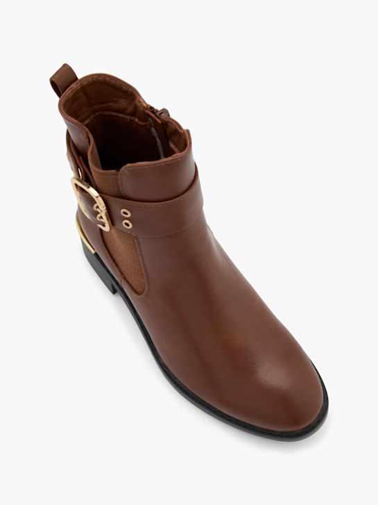 graceland de tacón chelsea boot beige deichmann