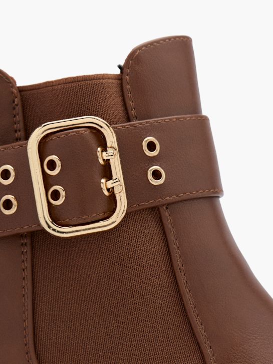 graceland de tacón chelsea boot beige deichmann
