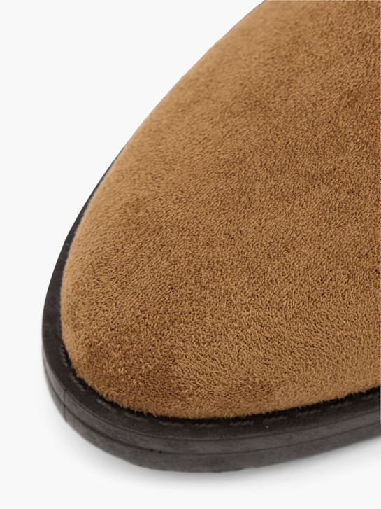 graceland de tacón chelsea boot marrón deichmann