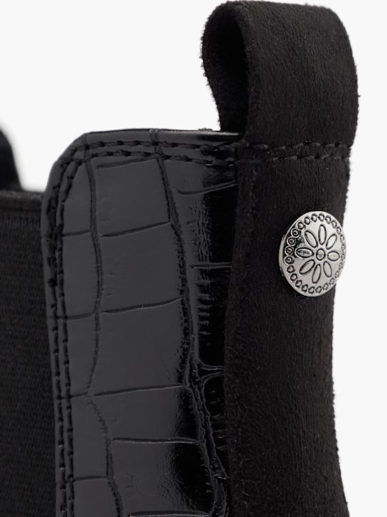 graceland de tacón chelsea boot negro deichmann
