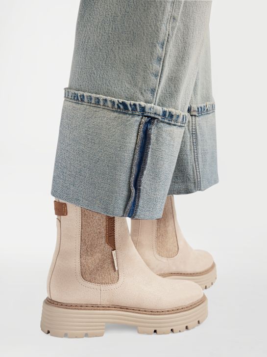 banco de chelsea boot beige deichmann