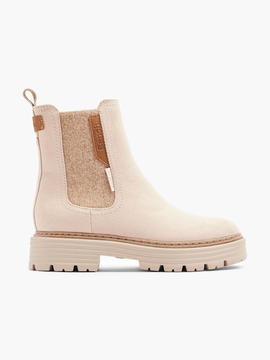 banco de chelsea boot beige deichmann