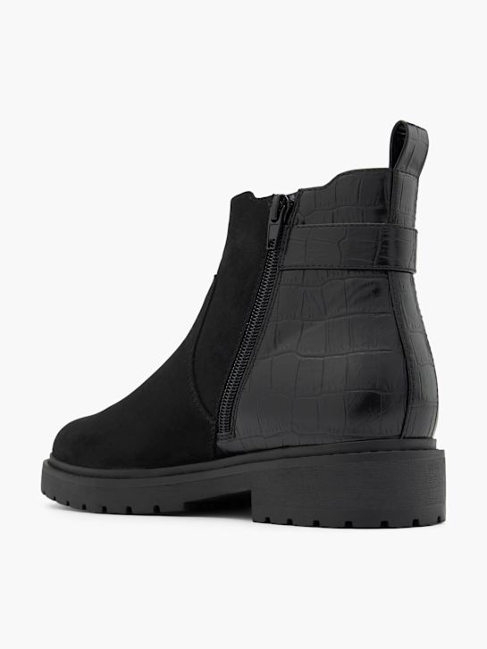 graceland de tacón chelsea boot negro deichmann