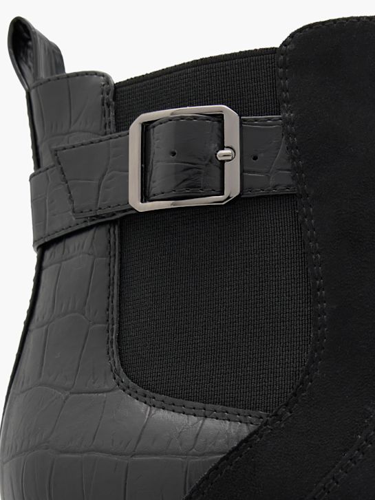 graceland de tacón chelsea boot negro deichmann