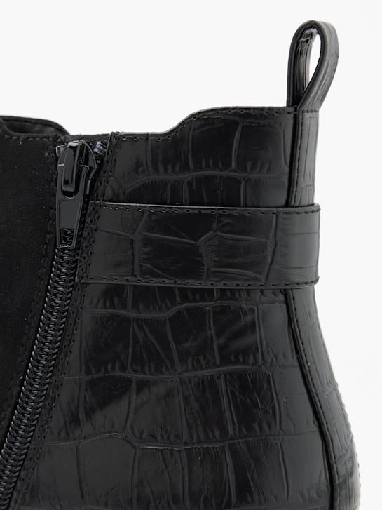 graceland de tacón chelsea boot negro deichmann
