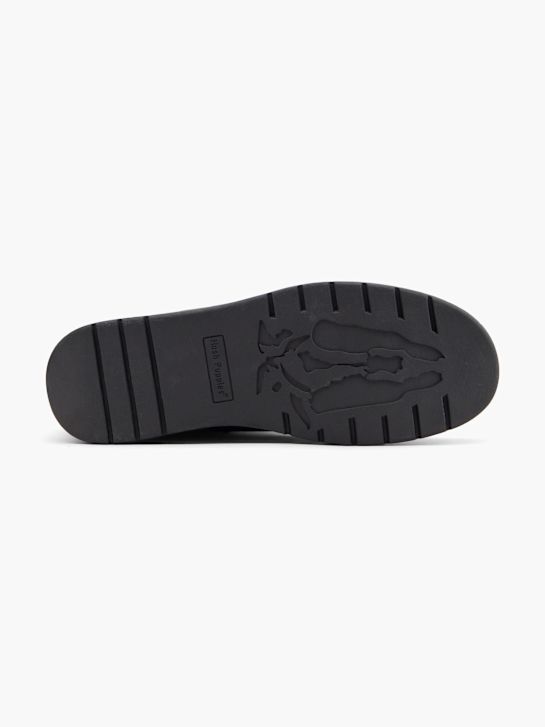 hush puppies la altura de la rodilla de arranque negro deichmann