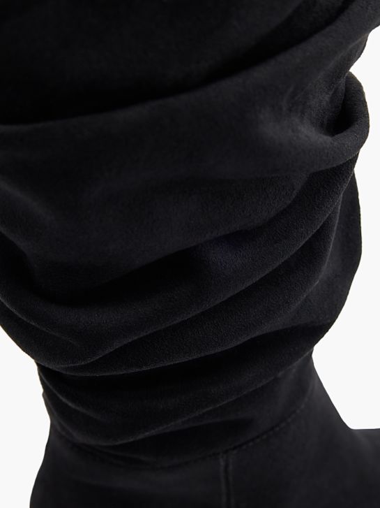 pasarela a la altura de la rodilla de arranque negro deichmann
