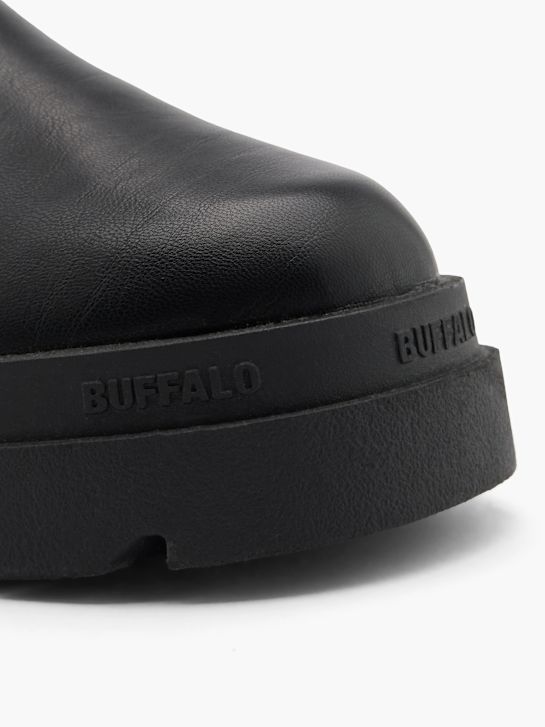 el búfalo de la altura de la rodilla de arranque negro deichmann
