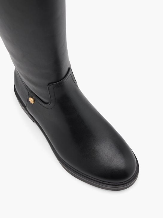 esprit altura de la rodilla de arranque negro deichmann