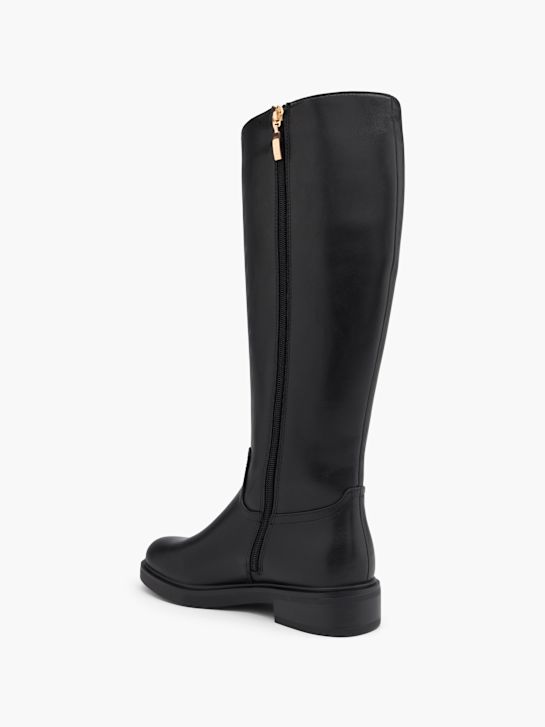 esprit altura de la rodilla de arranque negro deichmann