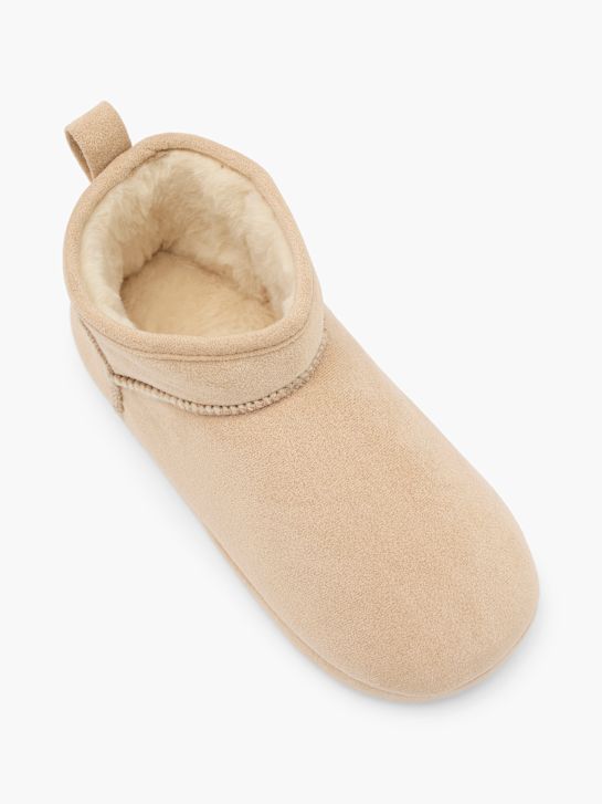casa mia cerrado en la parte posterior zapatilla beige deichmann