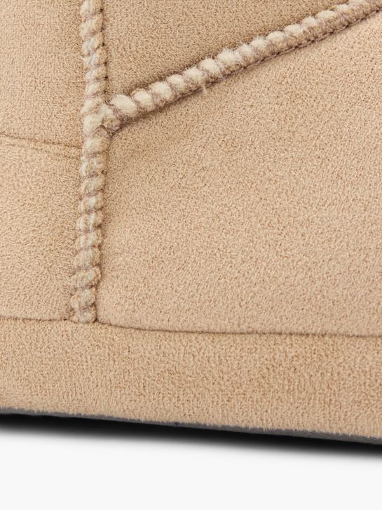 casa mia cerrado en la parte posterior zapatilla beige deichmann