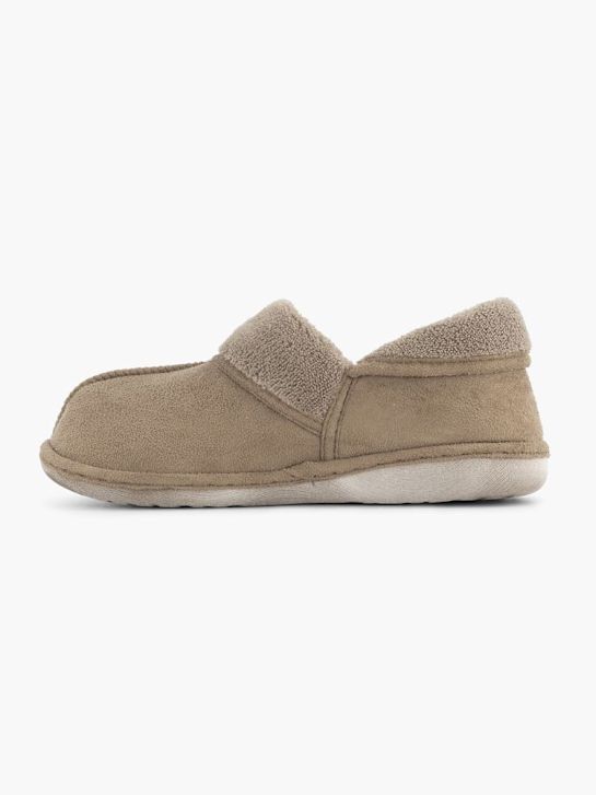 deichmann cerrado en la parte posterior zapatilla taupe deichmann