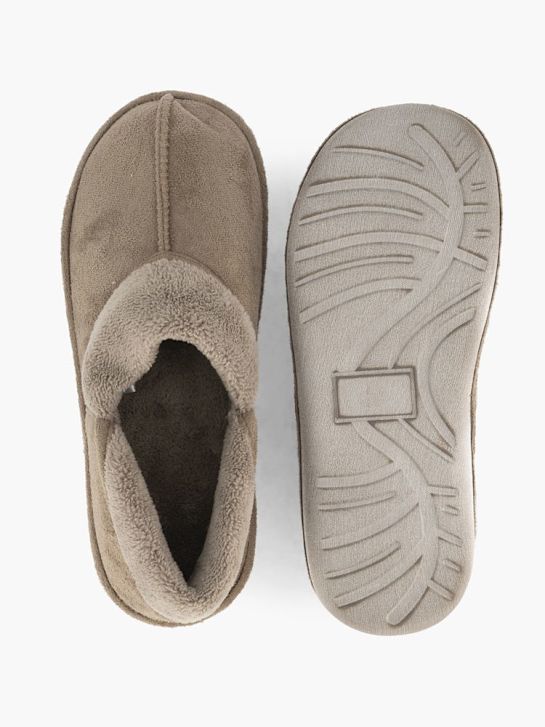 deichmann cerrado en la parte posterior zapatilla taupe deichmann