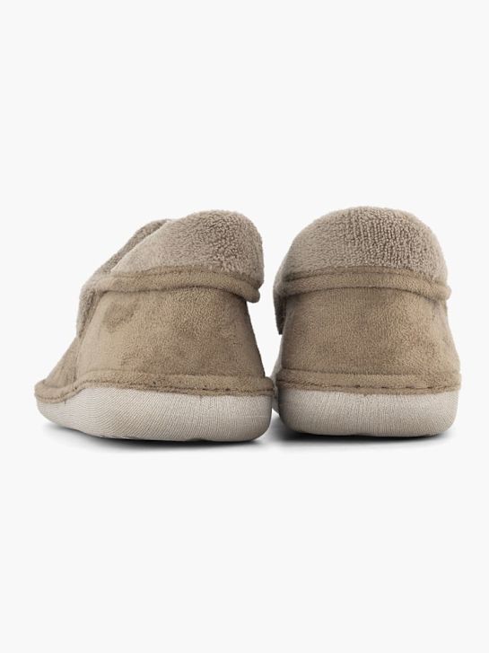 deichmann cerrado en la parte posterior zapatilla taupe deichmann