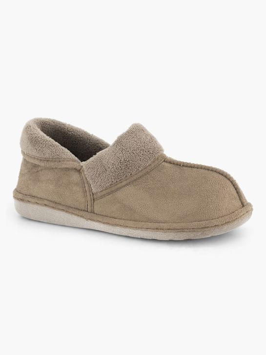 deichmann cerrado en la parte posterior zapatilla taupe deichmann