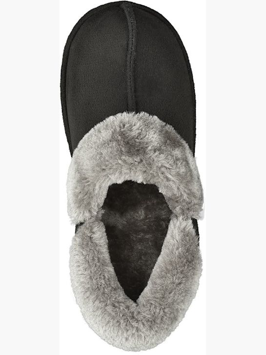 casa mia cerrado en la parte posterior de zapatillas negro deichmann