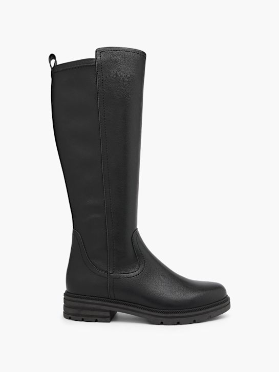 easy street altura de la rodilla de arranque negro deichmann