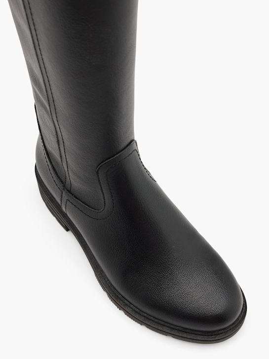 easy street altura de la rodilla de arranque negro deichmann