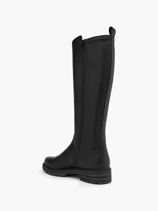 easy street altura de la rodilla de arranque negro deichmann