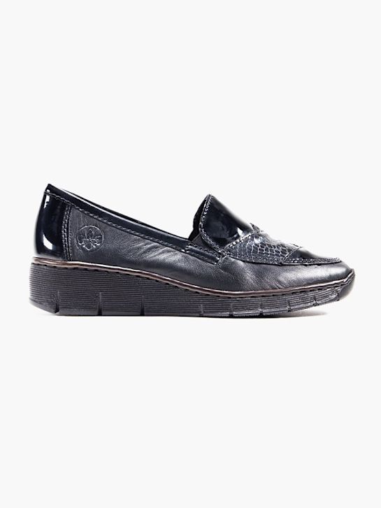 rieker mocasines negro deichmann