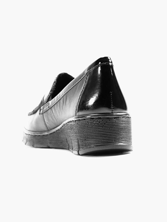 rieker mocasines negro deichmann