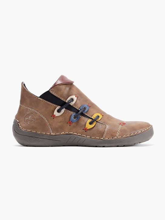 rieker bajo zapato beige deichmann