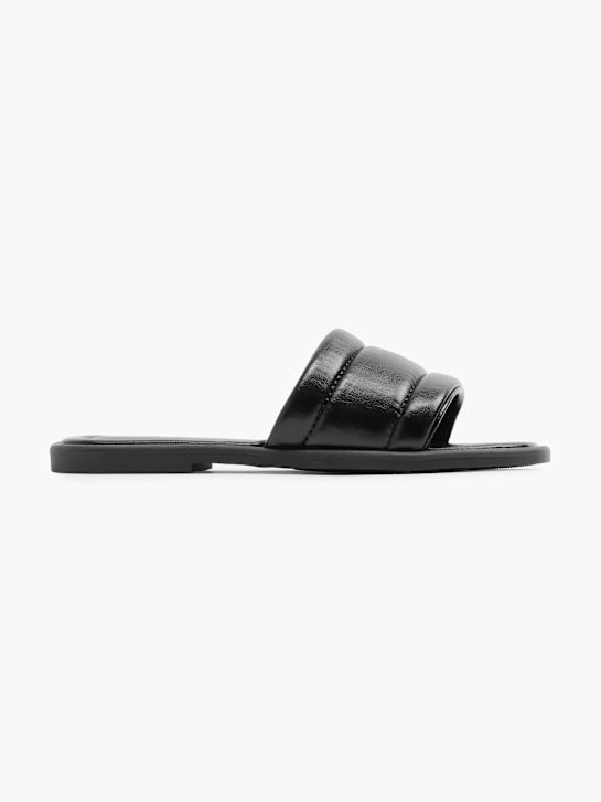 pasarela sandalias negro deichmann
