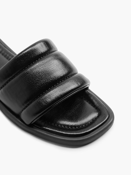 pasarela sandalias negro deichmann