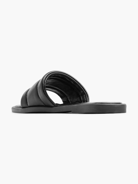 pasarela sandalias negro deichmann