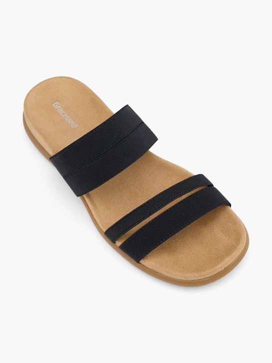 graceland sandalias negro deichmann
