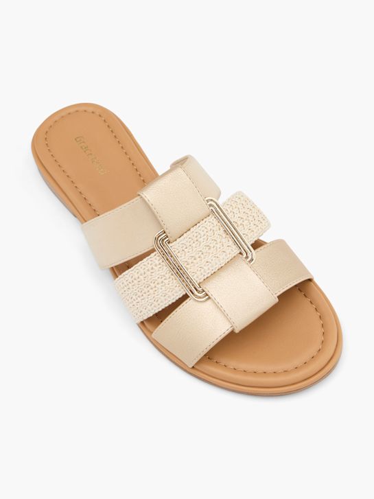 graceland sandalia beige deichmann