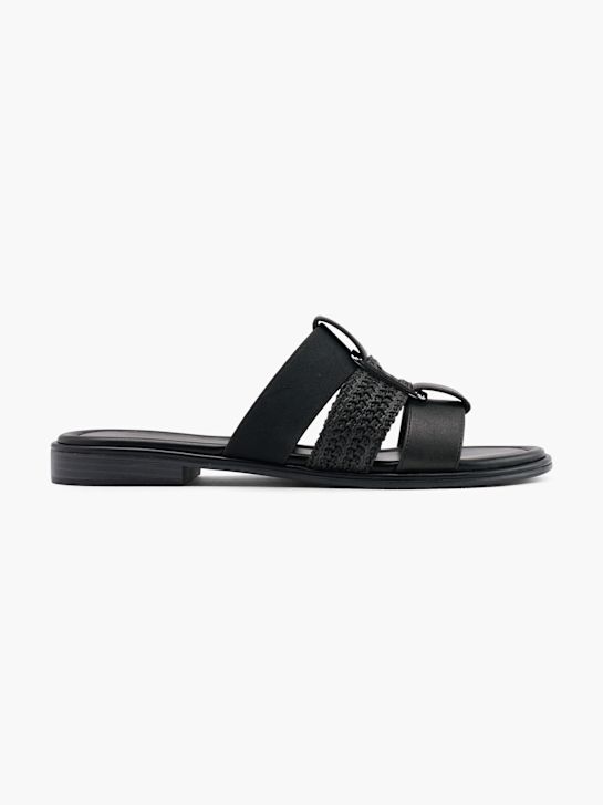 graceland sandalias negro deichmann