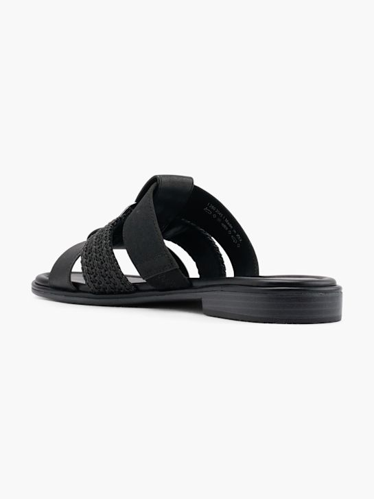 graceland sandalias negro deichmann