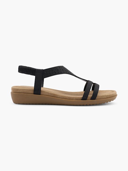 easy street sandalias negro deichmann