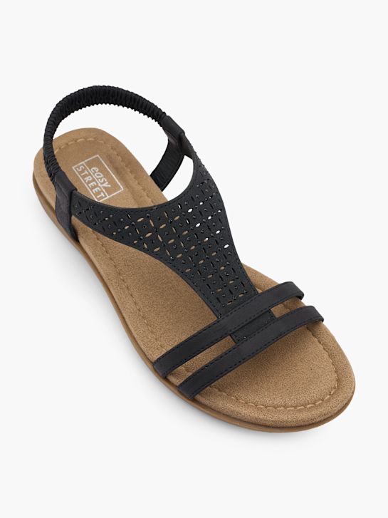 easy street sandalias negro deichmann