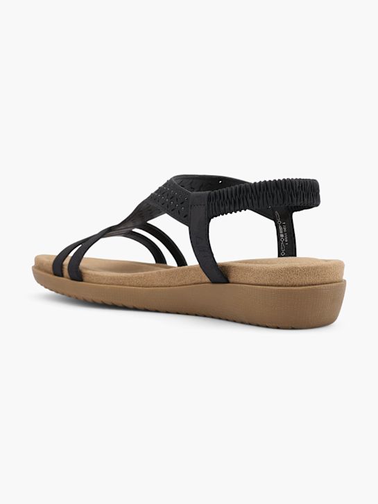easy street sandalias negro deichmann