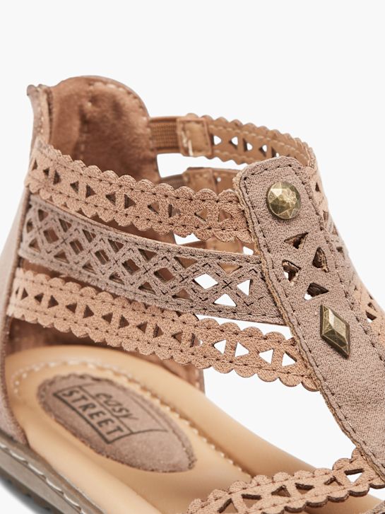 easy street sandalia marrón deichmann