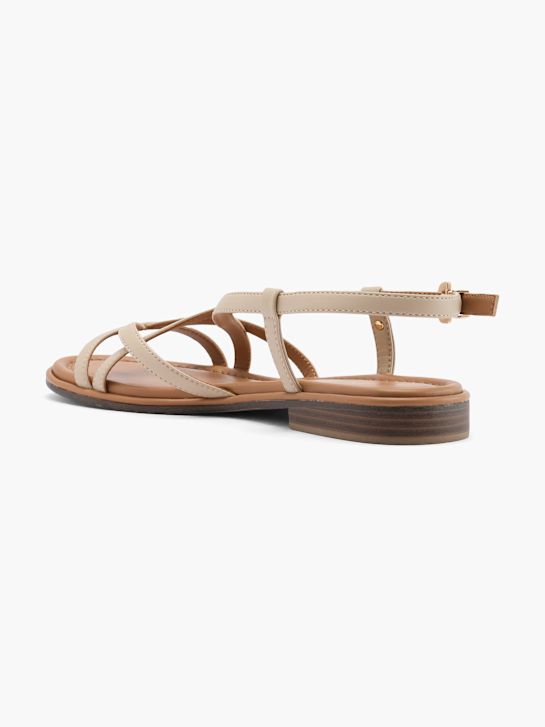 graceland sandalia beige deichmann