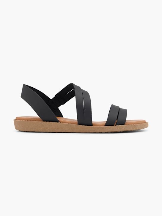 graceland sandalias negro deichmann