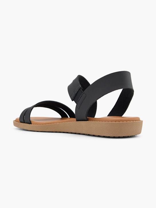 graceland sandalias negro deichmann