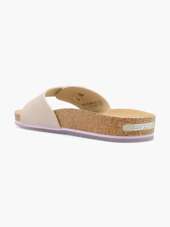esprit plantilla de la sandalia beige deichmann