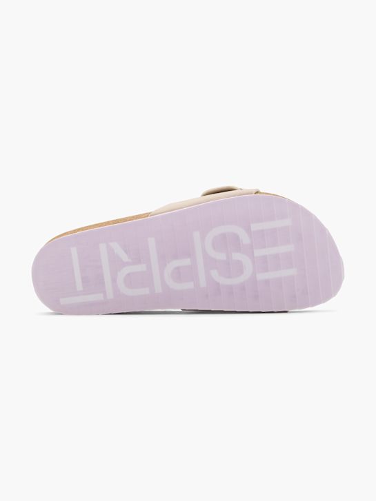 esprit plantilla de la sandalia beige deichmann