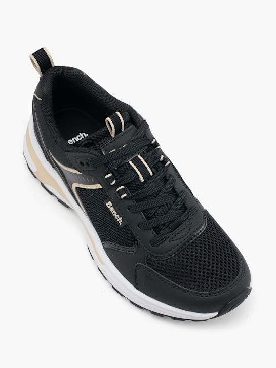 banco de entrenador negro deichmann