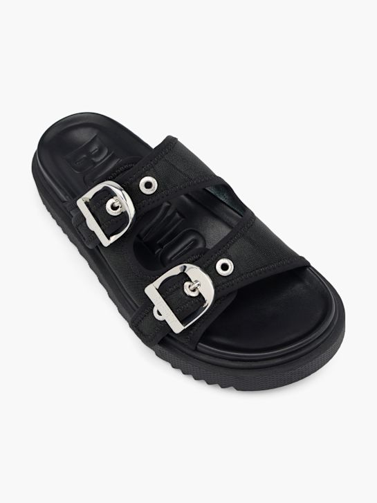buffalo plantilla sandalias negro deichmann