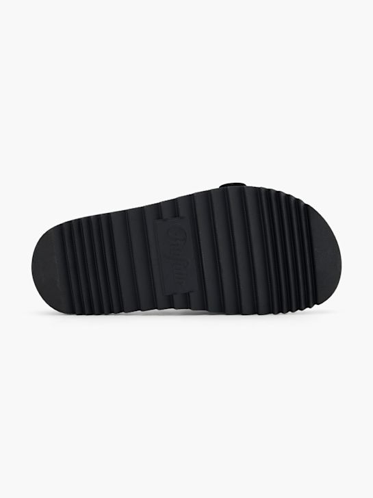 buffalo plantilla sandalias negro deichmann