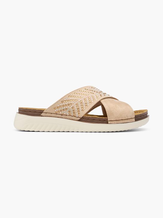 easy street plantilla de la sandalia beige deichmann