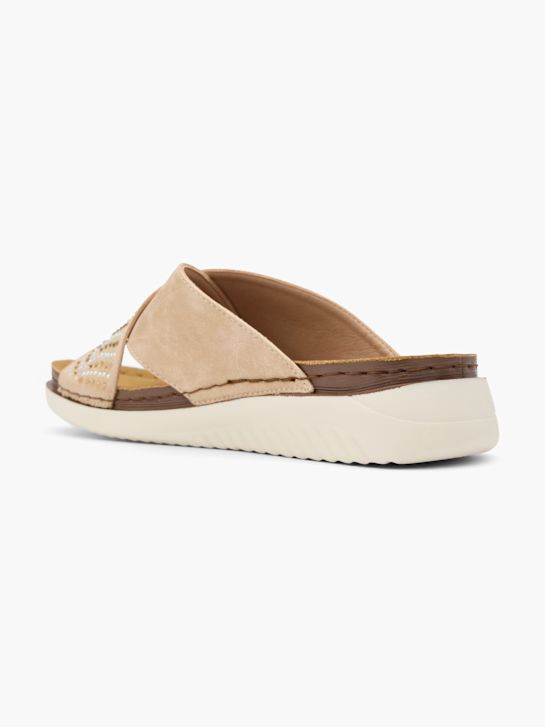 easy street plantilla de la sandalia beige deichmann